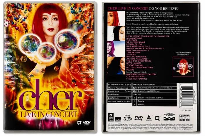 DVD Cher Live In Concert