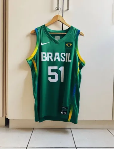Regata Seleção Brasil - Bruno Caboclo (todos os tamanhos, parcelo) 