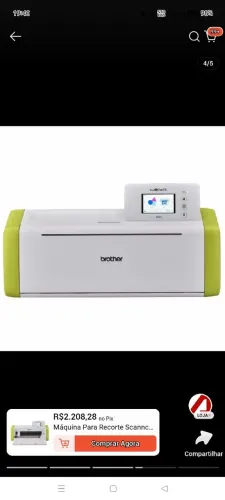 Máquina para recorte brother