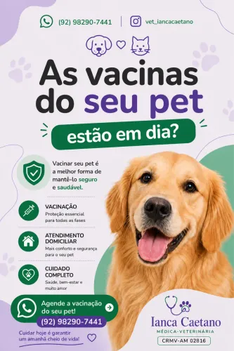 Vacina Veterinária Domiciliar