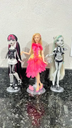 lote monster high reel drama e Glinda