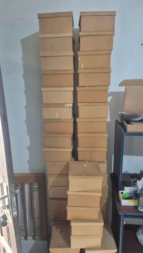 Caixas de mdf usadas