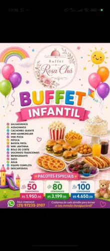 Buffet Rosa chá