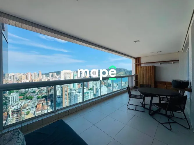 Apartamento com 1 dormitório para alugar, 104 m² por R$ 15.000,00/mês - Aparecida - Santos