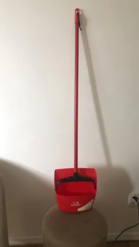 Pá Coletora para Lixo com Tampa e Cabo