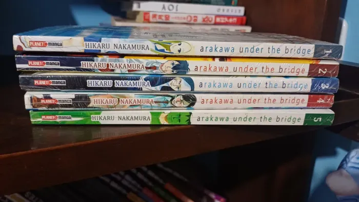 Mangá 5 volumes Arakawa Under The Bridge 