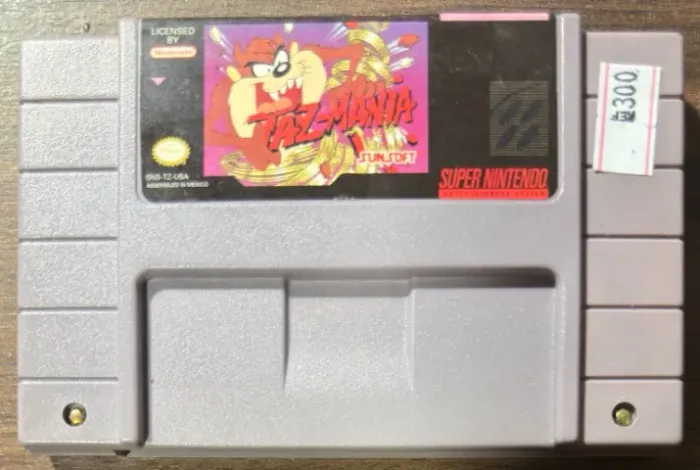 Taz-Mania Original SNES Super Nintendo REF.300