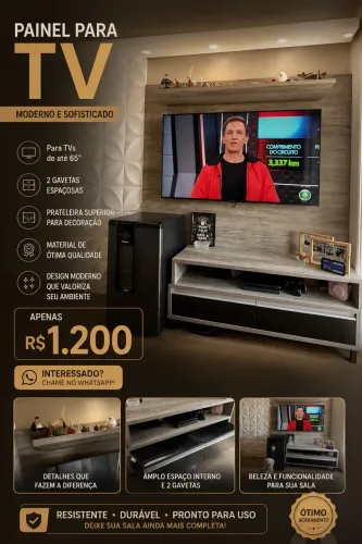 Painel planejado TV