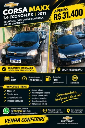 Chevrolet Corsa Hat. Maxx 1.4 8V Econoflex 5P 2011