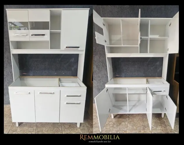 KIT COZINHA NOVO ENTREGAMOS MONTADO