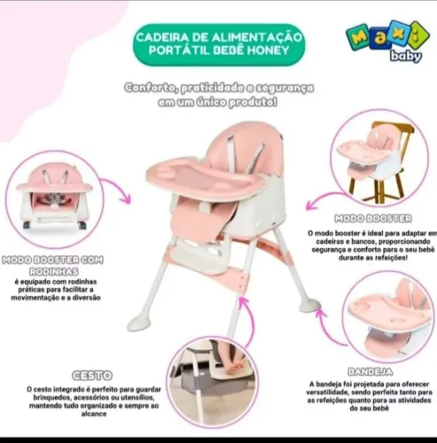 Cadeira de alimentação maxbaby