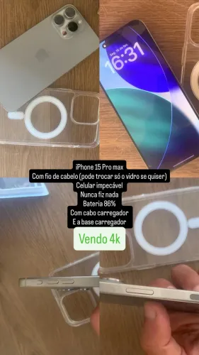 iPhone 15 pro max pra vender logo