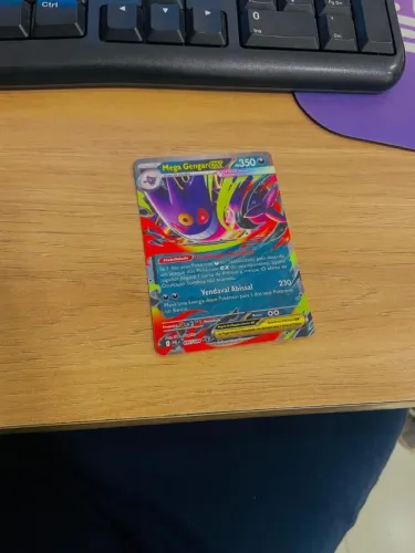 CARTAS Pokémom RD #056/094 Fogo Fantasmagórico (2025) Mega Gengar ex