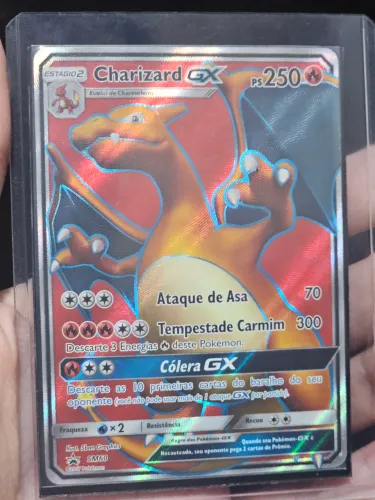 Carta Pokemon Charizard GX (SM60) (NM) Original TCG