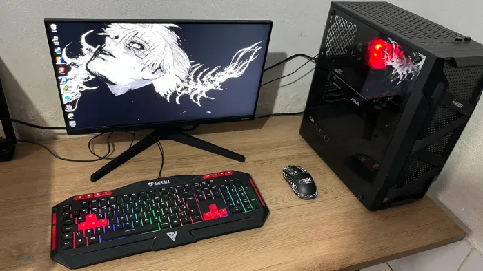 PC Gamer Completo i5-10400F + GTX 1050 Ti + Monitor Samsung 75Hz