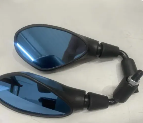 RETROVISOR LENTE CONVEXA AZUL 
