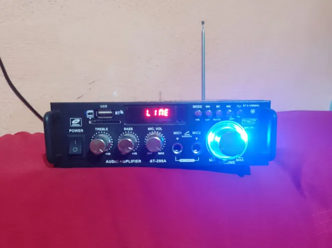 Amplificador de áudio 600w
