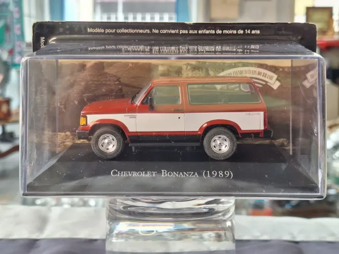 Miniatura Chevrolet Bonanza 1989 Lacrada Carros Inesquecíveis do Brasil