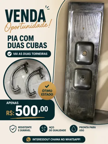 Pia duas cubas