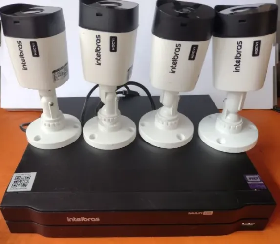 DVR intelbras +Cameras+HD 500GB
