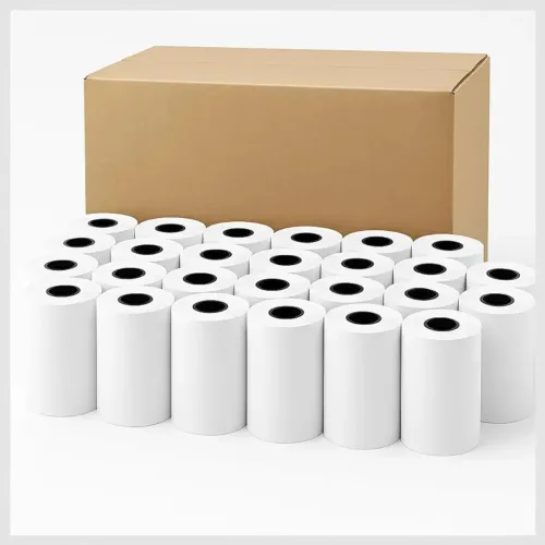 Caixa com 30 - Bobina Térmica 80x40 Cor Branco