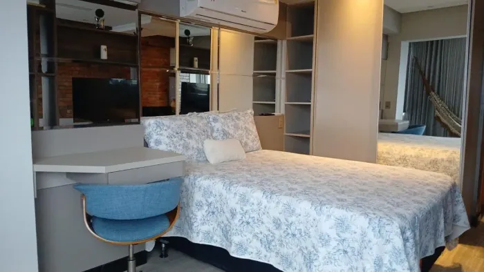 Unique Studio, 39m², 1 quarto e 1 vaga