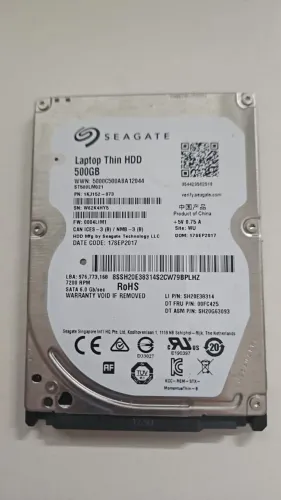hd 500g laptop / notebook thin HDD seagate 7200rpm
