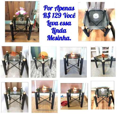 Lindas Mesinhas de Centro e de Cabeceira Várias Cores e Modelos de Metal e de Madeira.