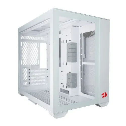 GABINETE GAMER LIAN LI O11 DYNAMIC MINI REDRAGON EDITION BRANCO