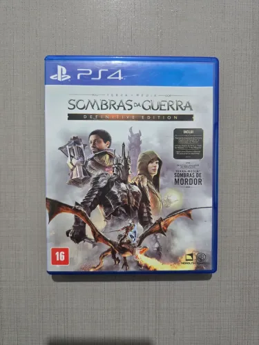 Jogo Ps4 Sombras Da Guerra