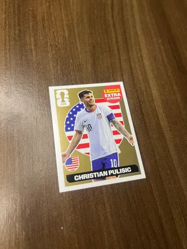 Figurinha legend extra Pulisic ouro 