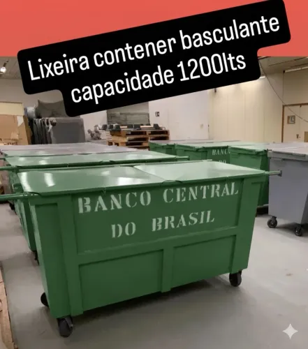 REFORMA E FABRICAÇÃO DE LIXEIRAS CONTEENER 