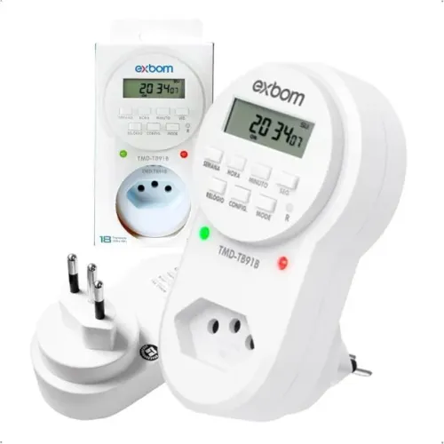 Timer Temporizador Digital Elétrico Programável Bivolt - Novo Lacrado | R$ 79,90