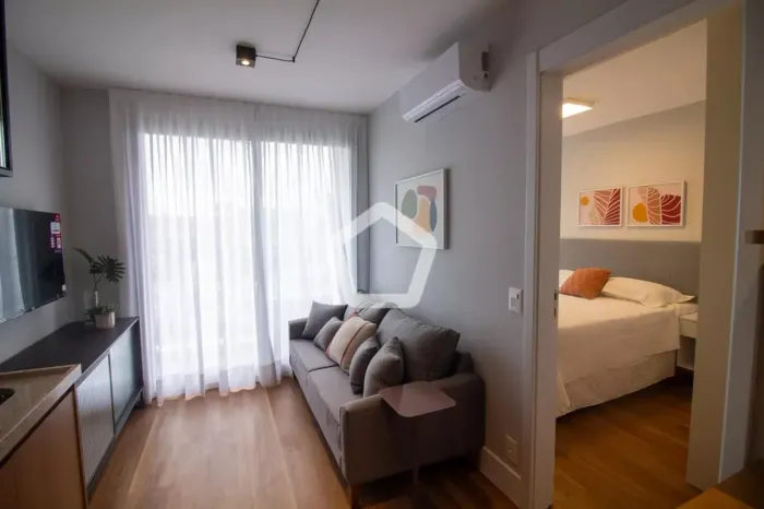 Apartamento novinho mobiliado à venda, 31m² no Campo Belo