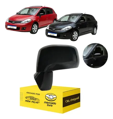 Retrovisor Nissan Tiida 2008 2009 2010 11 12 2013 Manual Le