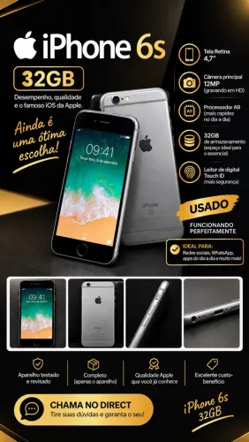 iPhone 6s 32gb Prata