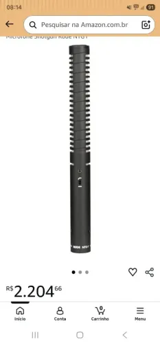 Microfone RODE Shotgun mod. NTG1