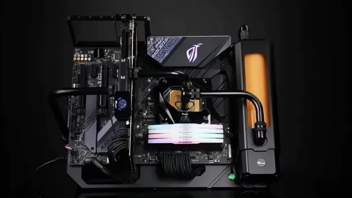 Bykski gabinete open frame bancada de teste