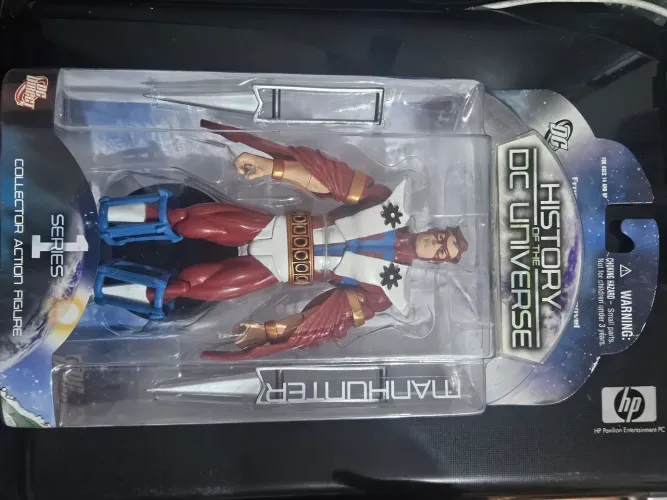 Boneco Manhunter O Caçador Paul Kirk DC Direct 17cm History of the DC Universe