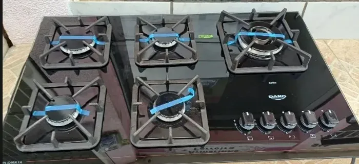 Cooktop Dako Turbo 5 bocas a gás