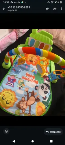 Tapete interativo/tummy time