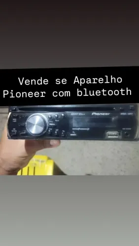 Aparelho Pioneer com bluetooth