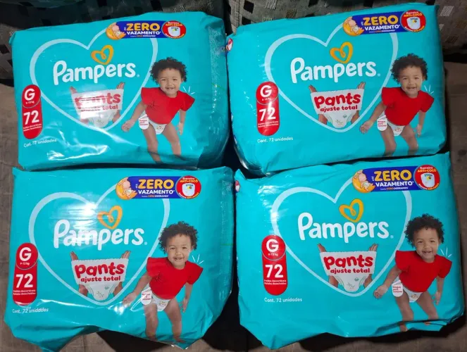 Fralda pampers pants G