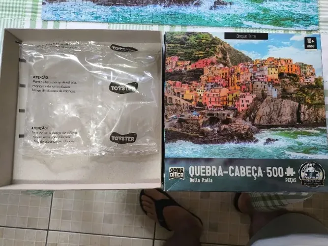 Quebra-Cabeça 500 Peças Bella Itália - Cinque Terre - Toyster