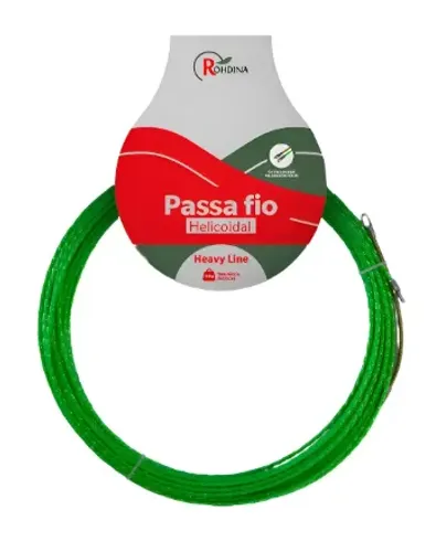 Passa Fio Reforçado 20m Rohdina Ponteira Aço Flexível