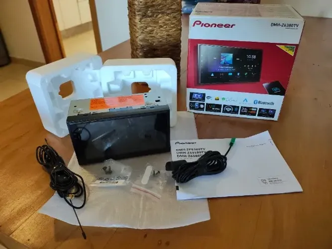 Pioneer DMH-Z6380TV Série Z - Top de Linha | CarPlay e Android Auto Sem Fio