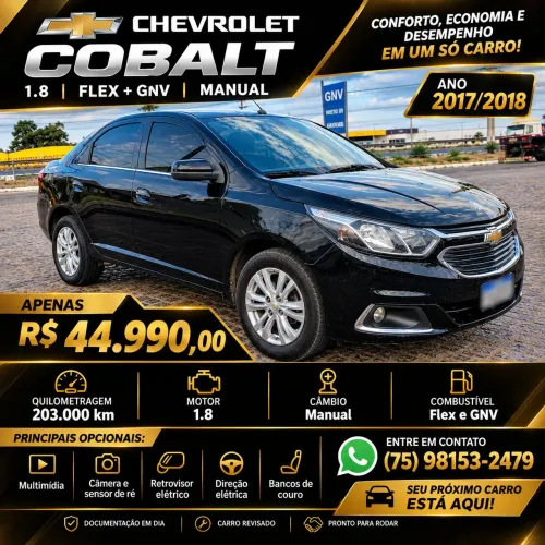 Chevrolet Cobalt LTZ 1.8 8V Econo.flex 4P Mec. 2018