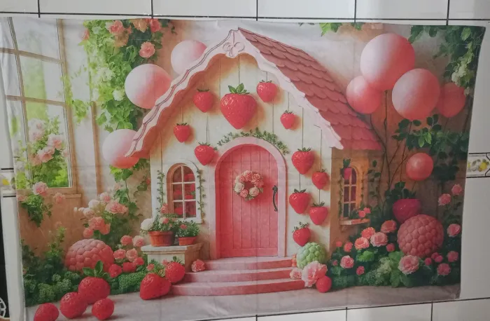 Painel de Festa Morango