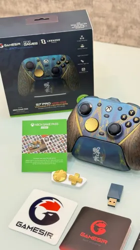     GameSir G7 Pro Controle Gamer Xbox Azul Wuchang Falling Feathers