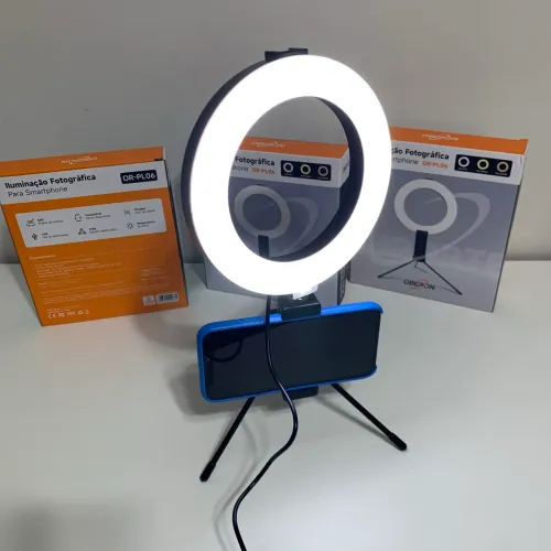 Iluminação fotográfica para celular - Novo e com garantia 
